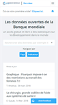 Mobile Screenshot of donnees.banquemondiale.org